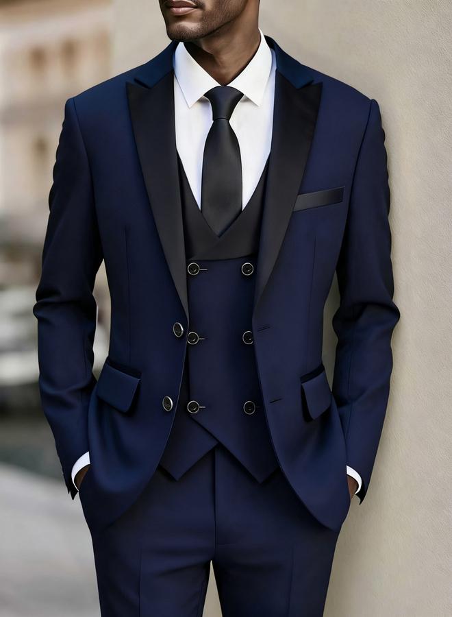 تايك تو طقم بدلة 3 قطع بليزر وفيست وبنطلون - Image 4